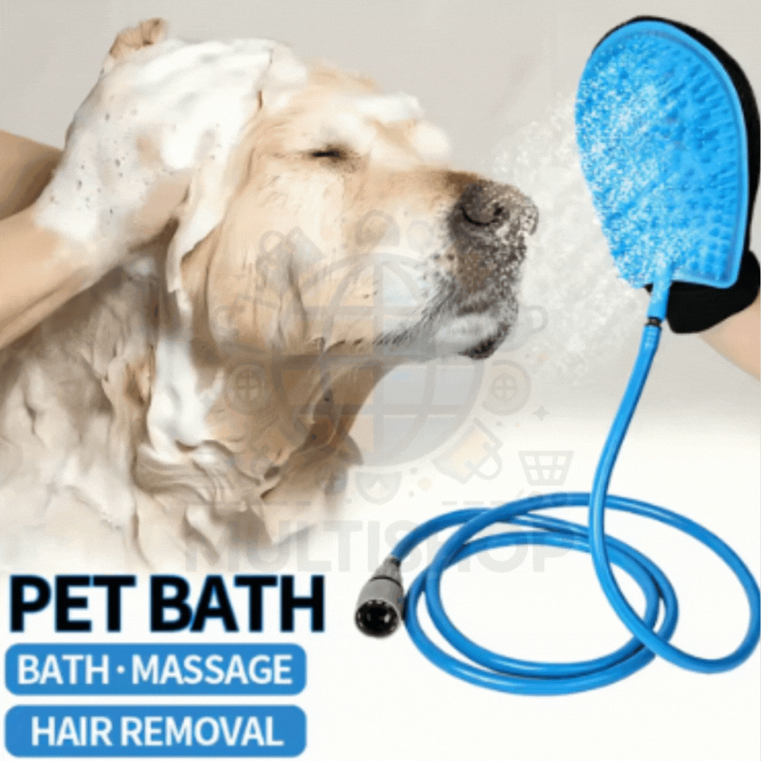 HydroPaw 3-en-1™ Guante Masajeador Baño Mascotas